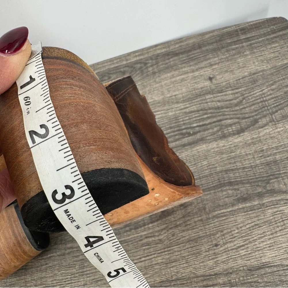 Freebird by Steven Women Leather Caprice Boho Adjustable Straps Block Heel - Picture 13 of 15